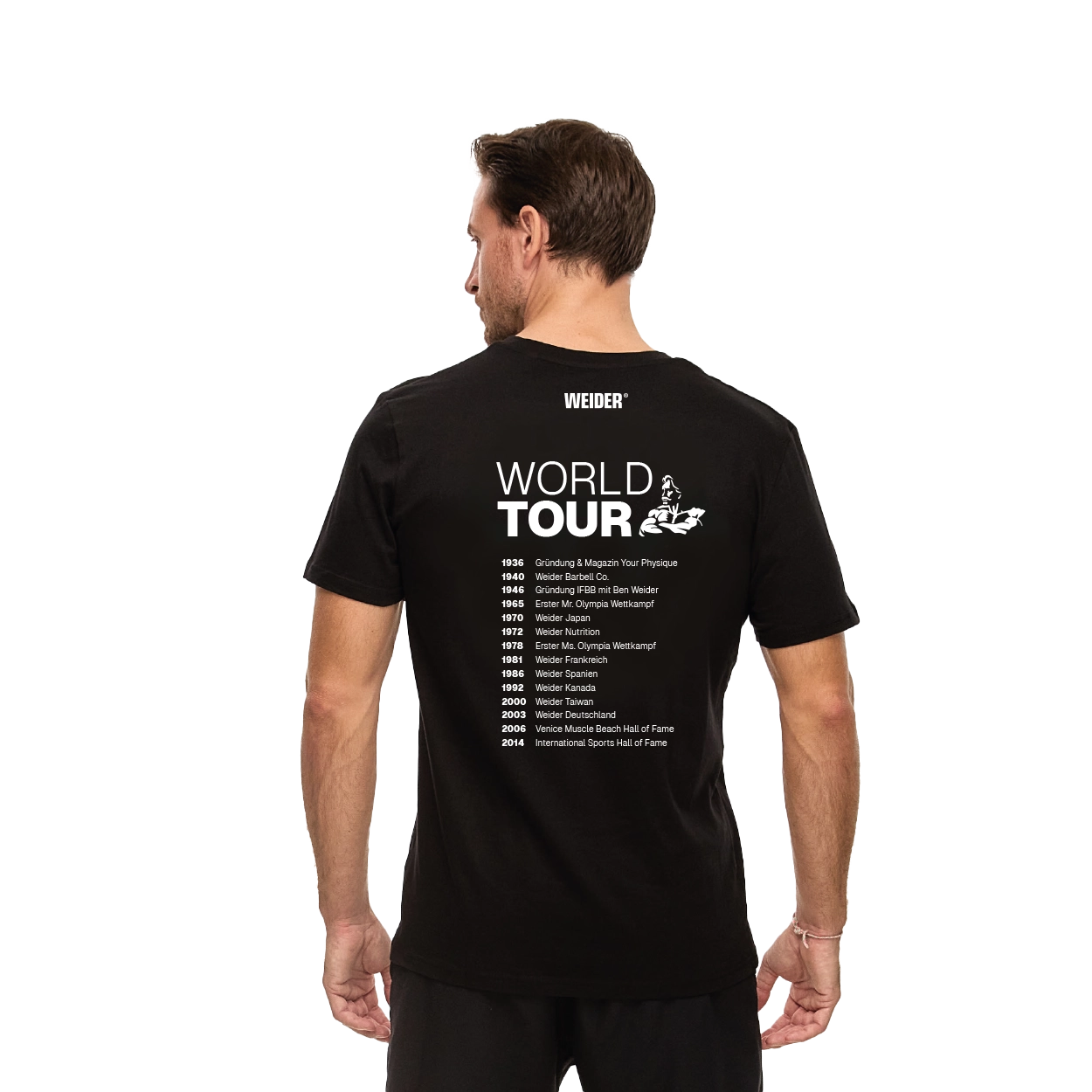 T-shirt #ImmerWieder nero unisex